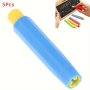 5PCS Pvc Chalk Holders For Teachers - Mess-free Skin-safe Grip For Blackboard Writing