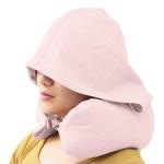 Universal Travel Pillow With Hood - Blue
