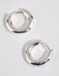 Sterling Silver MINI Chubby Huggie Earrings