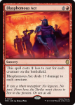 Blasphemous Act Teenage Mutant Ninja Turtles Commander - Damaged Foil
