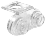 Parts Minifigure Neck Bracket With 2 Back Studs 18986