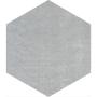 Hexagon Tile Ceramic Cement Screed Grey 220X250MM