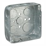 Wall Box Galv 4X4 Flush
