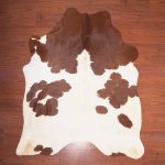 Aas Grade Cow Hide 004 Brown white XXL - Extra Extra Large Brown white Spotted
