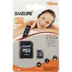 16GB Microsdhc Class 10 Uhs-i Memory Card With Sd Adapter BLRP-MC16GB