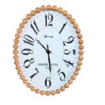 Bobble Edge Large Oval Clock