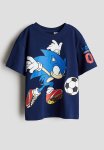 Printed T-Shirt - Blue