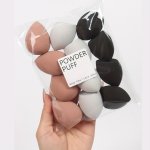 12PCS Latex-free Hydrophilic Polyurethane Beauty Sponge Set Multi-color Makeup Blending Sponges For Liquid Cream & Powder