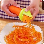 1PC Multifunctional Spiralizer And Grater For Vegetables And Fruits - Manual Peeler For Potatoes Carrots And Radishes - Kitchen
