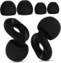 1PAIR Reusable Noise Cancelling Ear Plugs Tips For Sleep And Work