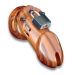 Cb-x - CB-6000 Chastity Cock Cage Wood 35 Mm