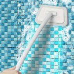 1PC Multifunctional Detachable Bathtub Brush Wall Tile Scrubber Window Glass Sponge Cleaner With Long Handle Reusable Floor Brus