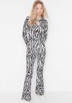 Print Two-piece Set - Black & White