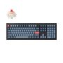V6 Max Qmk/via Red Wireless Custom Mechanical Keyboard Red Switch - BLACK-V6M-D1