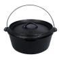 Megamaster Steel Potjie Flat Pot N.10