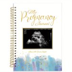 82PAGES Pregnancy Journal Memory Book Pregnancy Book For Gift For New Moms Pregnancy Announcements With Sonogram Photo Mom Book