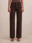 Nicki Mid-rise Straight Jeans - 18 Chocolate