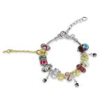 DESTINY Zara Bracelet With Swarovski Crystals - Purple
