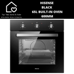 Hisense Black 65L Built-in Oven - 60CM