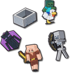 Minecraft 5 Pack 2.0 Jibbitz - Multi Osfa