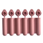 MINI Silicone Ice Cube Stick Mold With Attached Lid - 3 Pack