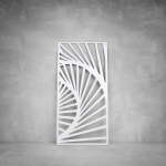 Wall Art D085 - 2900 X 1400 X 20 Indoor Matt Silver Cool White