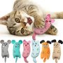 Interactive Plush Cat Toy For Chew And Bite Play - Soft And Durable Pet Throw Toy