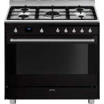 Smeg 90CM Cooker With Gas Hob SSA91MABL2