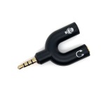 Cyberdyne CZK-1224 3.5MM 4-WAY Male To 3.5MM Female Headphone Microphone Adaptor