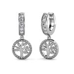 DESTINY Tree Of Life Earrings With Swarovski Crystals