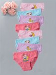 8 Pcs Girl's Cute Cat Print Cotton Briefs Cartoon Pattern Panties Soft & Comfy Underwear Set For All Season Wearing