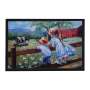 Painted Children On Farm Door Mat Large