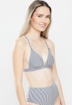 T Back Fixed Tri Bikini Top - Regal Navy