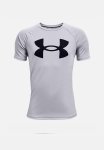 Under Armour Ua Tech Big Logo Ss - Mod Gray Light Heather black