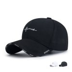 2024 New Letter Baseball Cap For Spring And Autumn - Fashionable And Stylish Made Of Nylon And Polyester Blend Suitable For Men