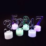 LED Number Candles - Factory Plaza