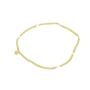 Citrine Beaded Anklet