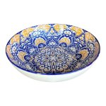 Fruit Bowl 26X8CM - Blue Orange Mandala