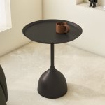 1PC Balck Minimalist Design Style Side Table Creative Iron Side Table Small Household Coffee Table Beside Sofa And Living Room S