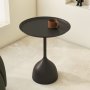 1PC Balck Minimalist Design Style Side Table Creative Iron Side Table Small Household Coffee Table Beside Sofa And Living Room Standing Tray Corner Table