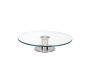 Glass Lazy Susan With Stand