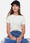 Ribbed Cotton Jersey Top - White