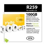 Mtn Mobile Internet Platinum Promo 100GB
