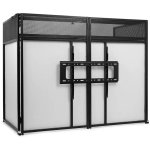 Vonyx - DB6 Pro Dj Booth With Tv Bracket 32" - 65" - A1 Sound