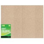- Kraft Folders 190GSM 2 Fold - 3 Scored And Slotted 14 X 9 X 9