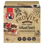 Bakers Crackerbread Black Pepper 125G