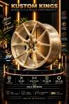 Porsche Fully Forged Staggered Wheels 20 Inch Front 21 Inch Rear – Brushed Gold