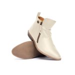 Ladies Milestone Boots - Bone - 7