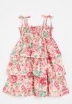 PoP Candy Printed Smock Strap Dress-multi