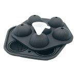 Basketball Shape Silicone Ice Cube Tray With Lid